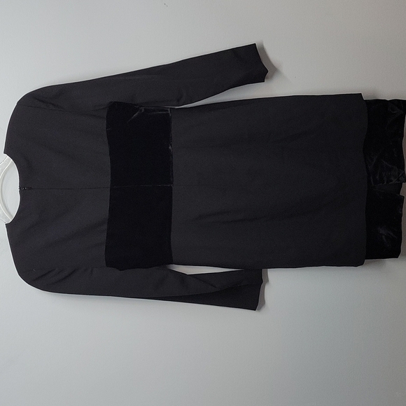 Vintage MIMMINA Made in Italy Black Large Bow Midi Evening Dress 12 - Picture 5 of 5